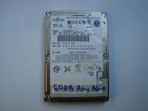 HDD за лаптоп 60GB Fujitsu 4200 8MB IDE (втора употреба)